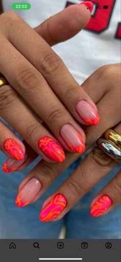 Cruise Nails, Spring Acrylic Nails, Broken Nails, Simple Gel Nails, Summery Nails, Vibrant Nails, Almond Acrylic Nails, Cute Gel Nails, Vacation Nails