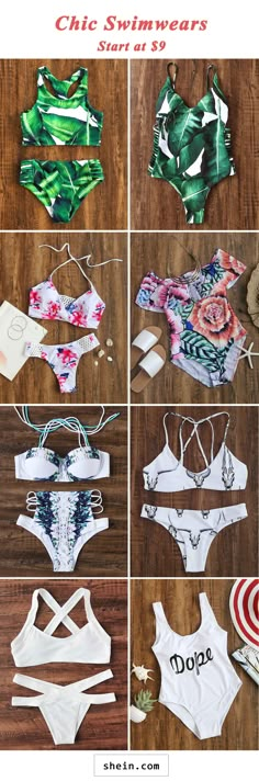 Chic swimwears start at $9! Chique Outfit, Summer Swimming, Summer Bathing Suits, Cute Bathing Suits, Swim Suits, Summer Swim Suits, Cute Swimsuits, Summer Suits, Look Cool