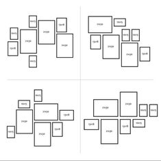 four different types of square and rectangle shapes