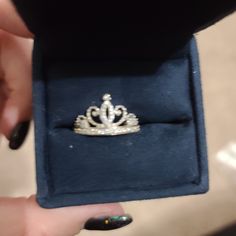 Crown Ring From Disney Enchanted Collection Princess Crown Ring, Disney Enchanted, 5 Rings, Crown Ring, Disney Jewelry, Ring Color, Womens Jewelry Rings, Cream White, Enchanted