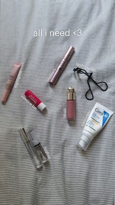 all the makeup i need :)   blush, sunscreen, lash curler mascara, lipgloss, vaseline bar, highlighter Vaseline As Highlighter, Mascara Blush And Lipgloss, Mascara Collection Aesthetic, Only Mascara Makeup Look, What Makeup Products Do I Need, Vaseline Mascara, Lipgloss And Mascara, All I Need Makeup, Makeup Collection Goals