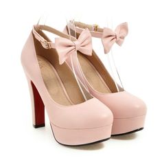 Heel Height: 12 cmPlatform Height: 3.5 cmStyle: Fashion,KoreanOccasion: Casual,Party/Club,Office/Career,DressSeason: Spring,Summer,Fall/Autumn,WinterPackage Contents: 1 x Shoes (Pair)Size Guide:34 = foot length 21.5-22cm (Foot width=8-8.5cm)35 = foot length 22-22.5cm (Foot width=8.5cm)36 = foot length 22.5-23cm (Foot width=8.5-9cm)37 = foot length 23-23.5cm (Foot width=9cm)38 = foot length 23.5-24cm (Foot width=9-9.5cm)39 = foot length 24-24.5cm (Foot width=9.5-10cm)40 = foot length 24.5-25cm (F Trendy Pumps, Trendy Bodysuits, Trendy Slippers, Trendy Bottoms, Trendy Heels, Trendy Boots, Trendy Sandals, Butterfly Knot, Chunky Shoes