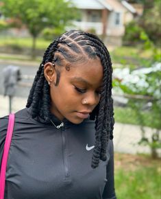 Two Strand Twist Loc Retwist, Dreadlock Styles For Women Short Hair, Women Loc Retwist Styles, Ras Hairstyles For Women, Dressy Loc Hairstyles, Cute Dread Hairstyles Black Women, Cute Loc Retwist Styles, Two Strand Bob Locs, Retwist Hairstyles For Short Locs