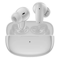 an image of two airpods that are attached to each other in their earphones