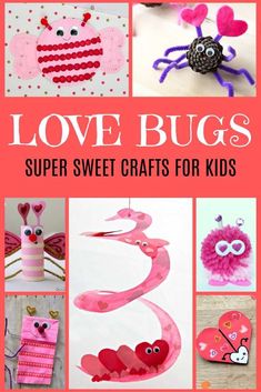 valentine crafts for kids to make with paper plates and other items that are handmade