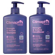 Our unique dermatologically tested Climaplex Technology internally and externally repairs damaged hair and hydrates and protects the hair. Suitable for all hair types, our Strength & Volume Conditioner is perfect to condition, hydrate and add volume to your hair. Add Volume To Your Hair, Volume Shampoo, Volumizing Shampoo, Damaged Hair Repair, Brittle Hair, All Hair Types, Damaged Hair, Hair Types, Beauty Gift