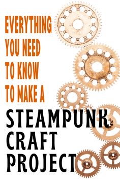 the steampunk craft project is featured in this book