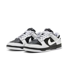 The most popular sneaker in recent memory, now reversed - there's a new "Panda" in town. How do these alternate Dunk Lows measure up against the original colorway? FD9064-011 Black Tongue, Nike Models, Popular Sneakers, Clean Shoes, Nike Dunk Low, Hummel Sneaker, Sneaker Collection, Dunk Low, Nike Dunk