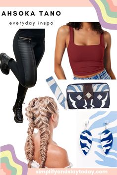 an image of a woman with her hair in braids and other things to wear