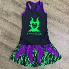 Maleficent Evil Witch Costume - Rock City Skirts Evil Witch Costume, Disney Running Outfits, Running Tutu, Womens Costumes, Disney Inspired Fashion