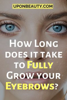 Over-plucking your eyebrows, can leave you devastated! Especially when you're aware that traumatized hair follicles will take longer to recover and go back to their initial state! So, how long does it take to fully grow your eyebrows? Read this post to get all the details you need, including how to grow your eyebrows and how to fix them in the meantime! #BeautyTips #Tips #Tricks #Eyebrows #Growth Growing Out Eyebrows Before And After, Overplucked Eyebrows