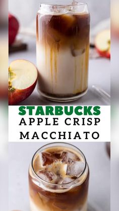 starbucks's apple crisp machchato is the perfect fall drink for cold weather