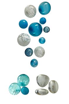 Decorative colored glass wall decor balls Kitchen Wall Hangings, Colored Glassware