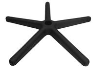 an image of a black starfish on a white background