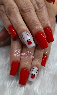 Christmas Nails Nail Art, Holiday Toe Nails Christmas, Christmas Nails Ideas Holiday, Snowman Nails Design, Holiday Dip Nails, Christmas Dip Nail Ideas, Christmas Nail Ideas Holiday, Santa Nail Art, Designs Nails Art