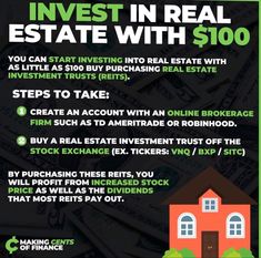 an advertisement for real estate with $ 10, 000 in cash and the words invest in real estate