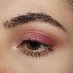 Pink And Black Eyeshadow Looks, Cotton Candy Eyeshadow, Black Eyeshadow Looks, Pink Eyeshadow Look, Black Eyeshadow, Red Makeup, Brown Makeup, Asian Eye Makeup, Pink Eyeshadow