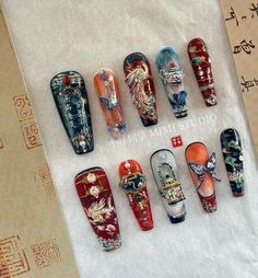 Chinese Nail Art, Chinese Nails Designs, Xiaohongshu Nails, Nails Douyin, Chinese Nails, Douyin Nails, Best Nail Designs, Engagement Nails, Solid Color Nails