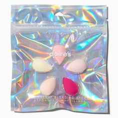 Claire's Mini Makeup Blending Sponge Kit - 5 Pack Mini Makeup Kit, Mini Cosmetics, Claire's Makeup, Tiny Makeup, Girly Tingz, Compact Makeup, Makeup Blending, Blending Sponge, Vanity Accessories