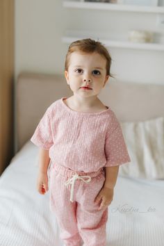 Gauze Clothing, Kids Dress Wear, Crinkle Fabric, Children Fashion, Home Dress, Child Life, Kids Collection, Cotton Set