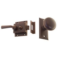 an image of a door handle and knob