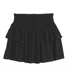 KatieJ Tween Brooke Skirt in Black - Estilo Boutique Short Flowy Skirt, Big Girl Clothes, Preppy Skirt, Skirts For Kids, Tiered Ruffle Skirt, Clothes Outfits, Girls Wardrobe, Big Girl, Cute Shorts