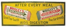 an old advertisement for wrigley's soap