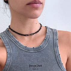 Product Details + Care - Black Rhodium Plated - 1 Necklace - Wipe Clean 14” Length Photos Pretty Bird Usa Llc 2023 Ig @Prettybird_usa Www.Prettybirdjewelry.Com Everyday Black Chain Necklace, Black Everyday Chain Necklace, Trendy Black Chain Link Jewelry, Trendy Black Chain Link Necklace, Trendy Black Link Jewelry, Trendy Black Necklace With Silver Chain, Black Chain Link Jewelry For Everyday, Everyday Black Adjustable Chain Necklace, Everyday Black Chain Link Jewelry