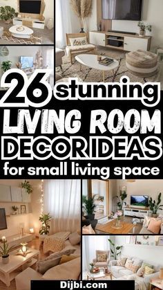 living room decor ideas for small living space