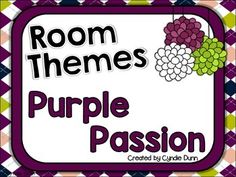 room themes purple passion created by candie horn for the classroom to use in their writing