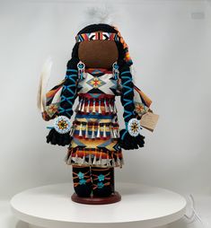 Indian Headress, Native American Kachina Dolls, Eagle Quilt, American Indian Crafts, Southwest Quilts, American Cloth, Kachina Dolls