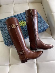 #ad Premium TORY BURCH Tall Flat Riding Boots Almond Size 6, Fashion Women's Shoes Tory Burch Riding Boots, Flat Riding Boots, Women's Wardrobe, Tory Burch Shoes, Fall Wardrobe, Knee High Boots, Riding Boots, Knee High, Women's Shoes