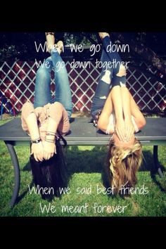 50 Best Friend Quotes for Girls | herinterest.com Best Friend Quotes Deep, We Go Down Together, Friend Quotes For Girls, Deep Meaningful Quotes, Thankful Quotes, Gratitude Challenge, Besties Quotes