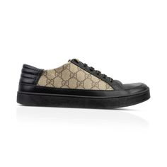 Gucci Sneakers - Men's 7.5 - Fashionably Yours Gucci Sneakers, Brown Coat, Handbag Wallet, Low Top Sneakers, Wallet Accessories, Gucci Men, Black 7, Fendi Bags, Lace Closure