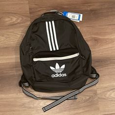 Adidas Original 3 Stripe Backpack. Unisex. Nwt. There Is No Adidas Rage In The Bag As Seen In Picture 6. That Is The Only Flaw. Adidas Backpack, Adidas Original, In The Bag, Adidas Men, Adidas Originals, Backpacks, Black White, Man Shop, Adidas