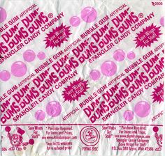 an old concert poster with pink and white designs