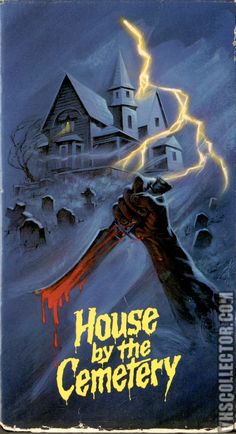 an old book cover for house by the cemetery