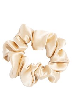 Revamp your hair game with the L. Erickson USA Medium Pony in Silk Charmeuse. Handcrafted in America, this medium silk scrunchie is a delightful fusion of style and functionality. Boasting a luxurious silk charmeuse fabric covering an elastic band, it provides a gentle, damage-free hold while smoothing and taming even the thickest and most textured locks.Whether you're seeking a simple yet chic hairstyle, adding a flirtatious accent to your attire, or accessorizing your wrist, this ponytail hold Bridal Workout, Chic Hairstyle, Corn Flower, Hair Accessories Ponytail, Charmeuse Fabric, Wrist Accessories, Banana Clip, Claw Hair Clips, Chic Hairstyles