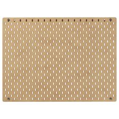 SKÅDIS Pegboard, wood, Width: 30" Height: 22" - IKEA Ikea France, Ikea Skadis, Ikea Website, Craft Room Organization, Ikea Furniture, Wall Storage, Wall Organization, Peg Board, Room Organization