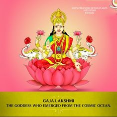 the godess who emerged from the cosmic ocean by gaia lakshimi