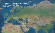 a map of the persian cultural regions, 6000 years ago bpd from wikipedia com