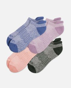 Organic Colorblock Marl Ankle Socks (4-pack) Wool Hiking Socks, Goose Down Pillows, Soft Sock, Organic Colors, Linen Duvet Covers, Silk Pillowcase, No Show Socks, Organic Fabrics, Ankle Socks