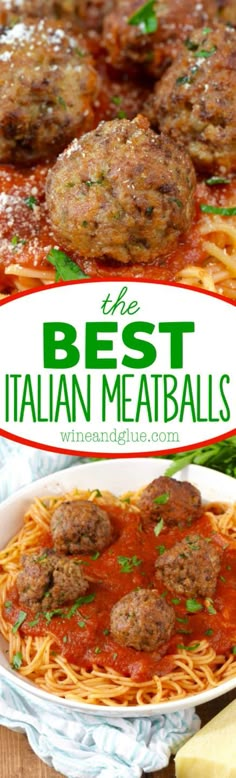 the best italian meatballs recipe with spaghetti and cheese