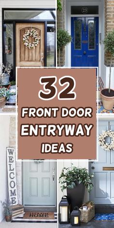 Welcome guests in style with these 32 front door entryway ideas! From cozy decor to bold designs, create a stunning first impression. Explore easy and inspiring ways to transform your entry! Door Entryway Ideas, Front Door Entryway Ideas, Garage Entryway, Front Door Ideas, Dark Doors, Narrow Entryway, Front Door Entryway, Entryway Mirror, Small Entryways