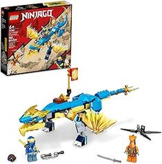 the lego ninja set is in its box and ready to be used as a toy