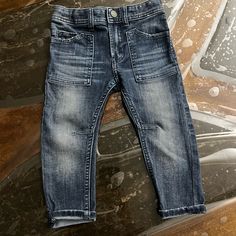 Denim Jeans , Never Worn Casual Medium Wash Jeans For Playtime, Denim Blue Cotton Jeans, Denim Blue Cotton Jeans For Playtime, Casual Jeans With Pockets For Playtime, Denim Bottoms, Boy Jeans, Boys Jeans, Jeans Color, Blue Denim Jeans