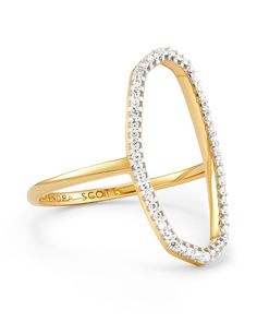 Designed with our iconic shape and a dusting of diamonds, the Dani 14k Yellow Gold Open Ring in White Diamond is a modern statement with a hint of glamour that you never have to take off. 

 We have taken steps to ensure that, when applicable, our diamonds are conflict free by requiring our suppliers to comply with the Kimberley Process. Ring Sale, Diamonds And Gold, Fine Jewelry Collection, Open Ring, Stylish Jewelry, Diamond Sizes, Perfect Gift For Her, Dainty Jewelry, Jewelry Rings Engagement