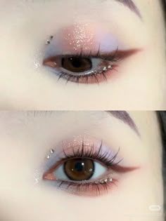 Asian Colored Contacts, Soft Eye Makeup, Beauty Vibes, Make Up Inspo, Makeup On Fleek, Makeup Pictures, Colored Contacts, Eyes Lips