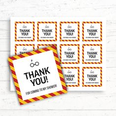 printable thank you tags for harry potter fans