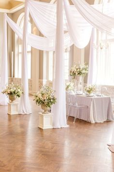 Stunning wedding reception at the Beach Club in Minnesota, designed by HappiLily Events and photographed by Alexandra Robyn.